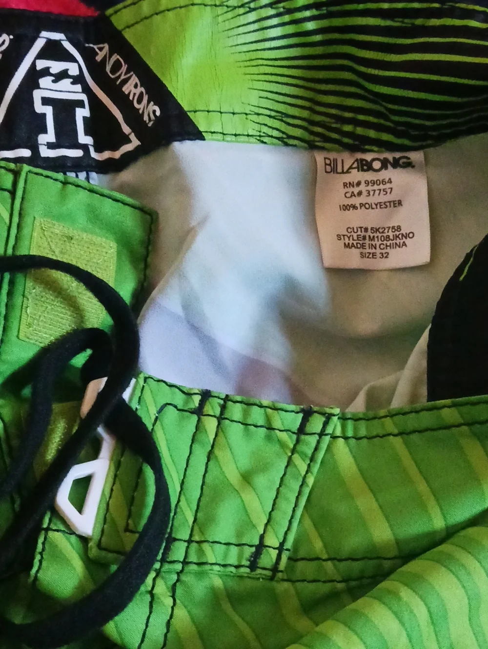 Billabong Green Boys' Swim Shorts